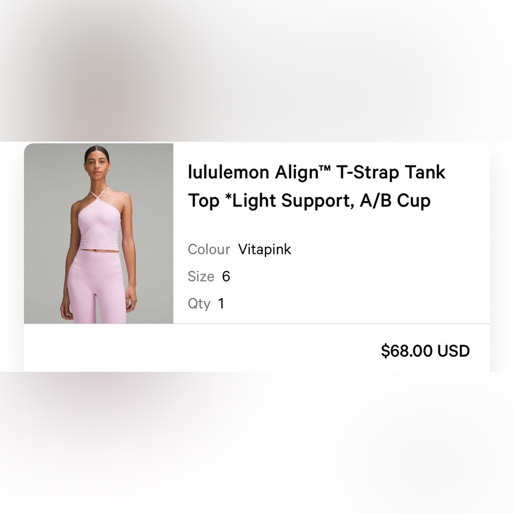 lululemon athletica Vitapink Tank Top